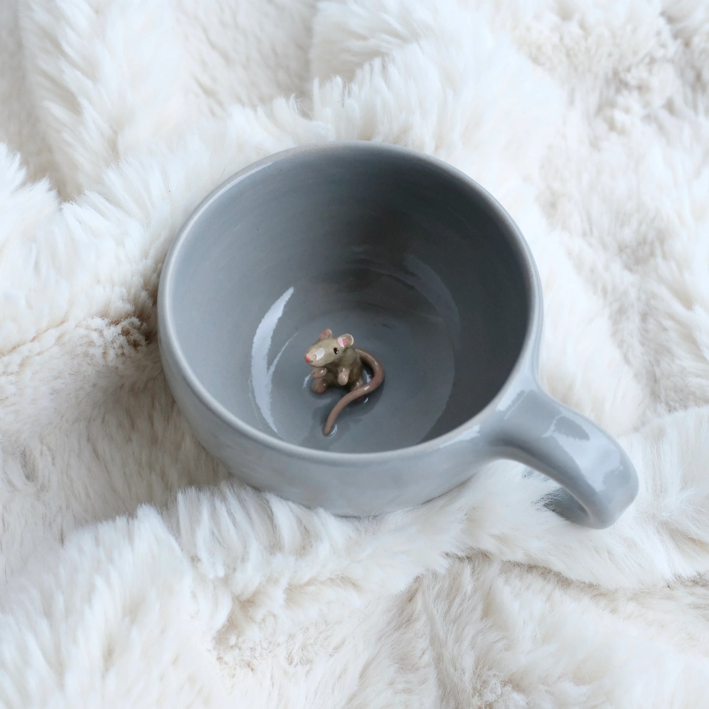Peeking Mouse Mug, 320 ml