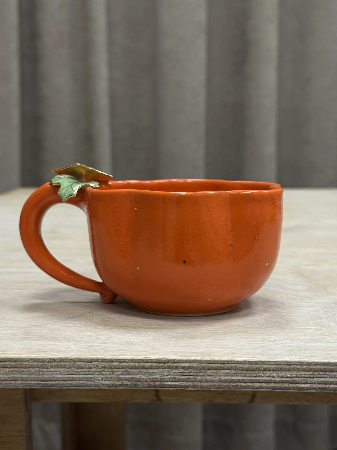 Pumpkin-Shaped Ceramic Mug 420ml