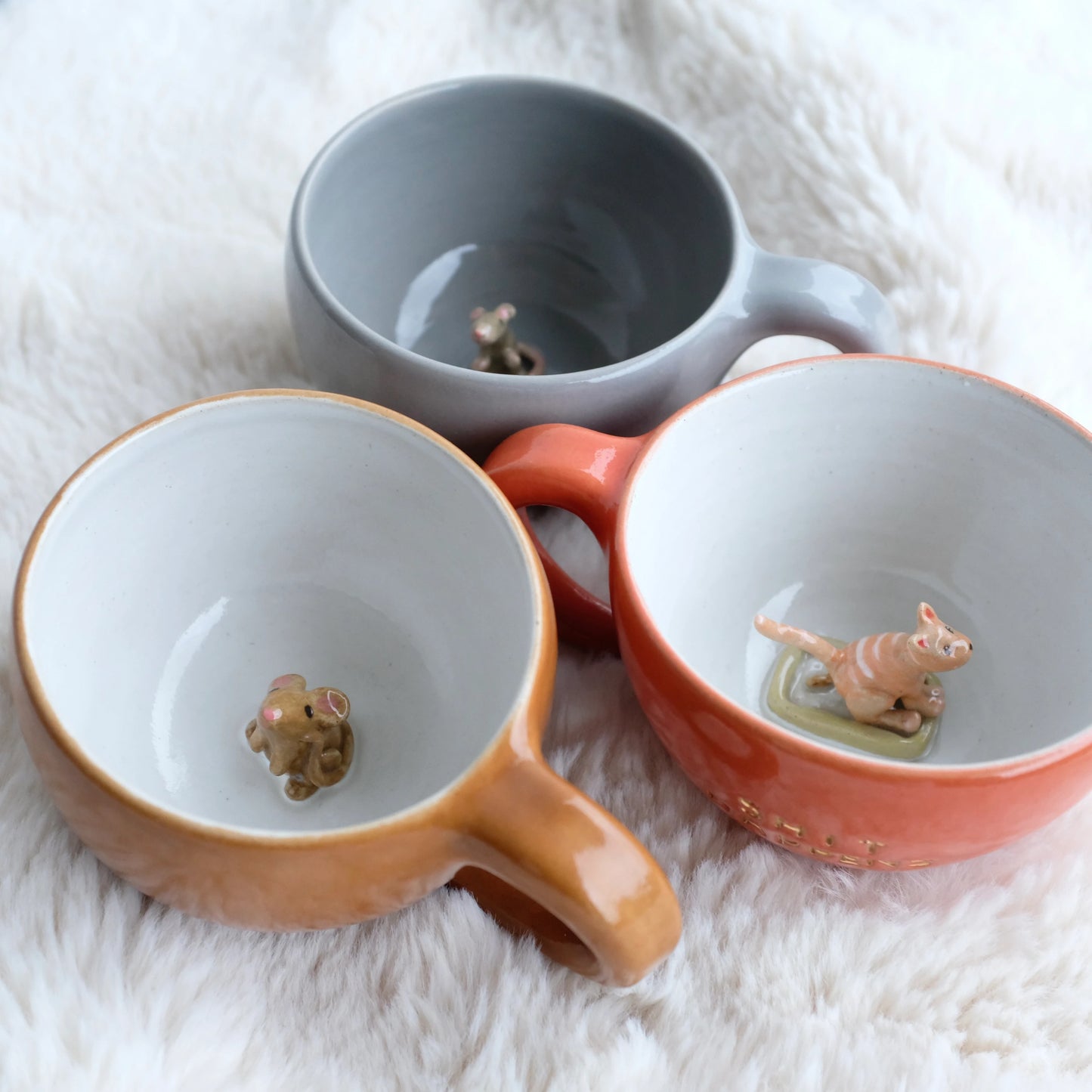 Peeking Mouse Mug, 320 ml