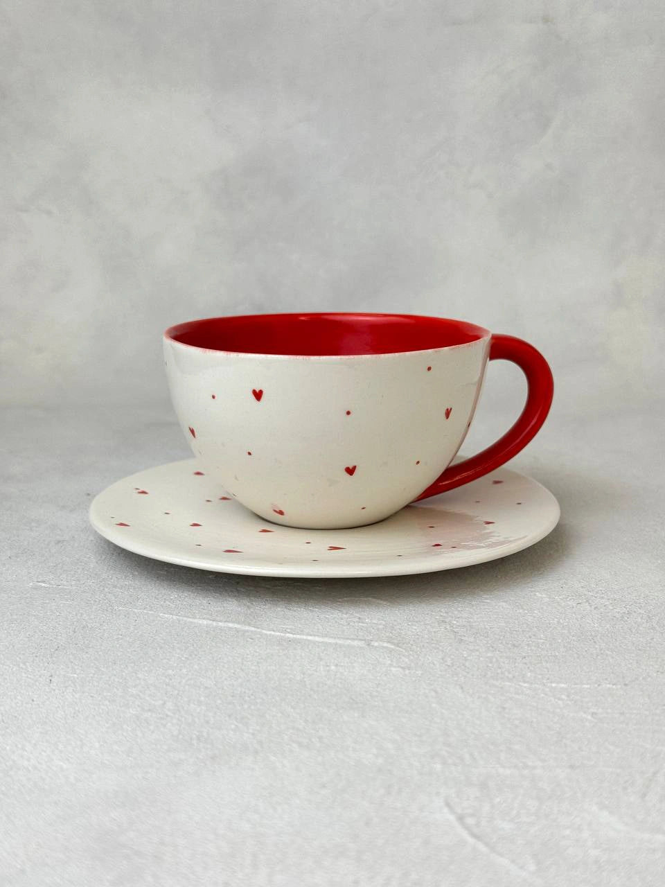 Porcelain Hearts Mug 180 ml
