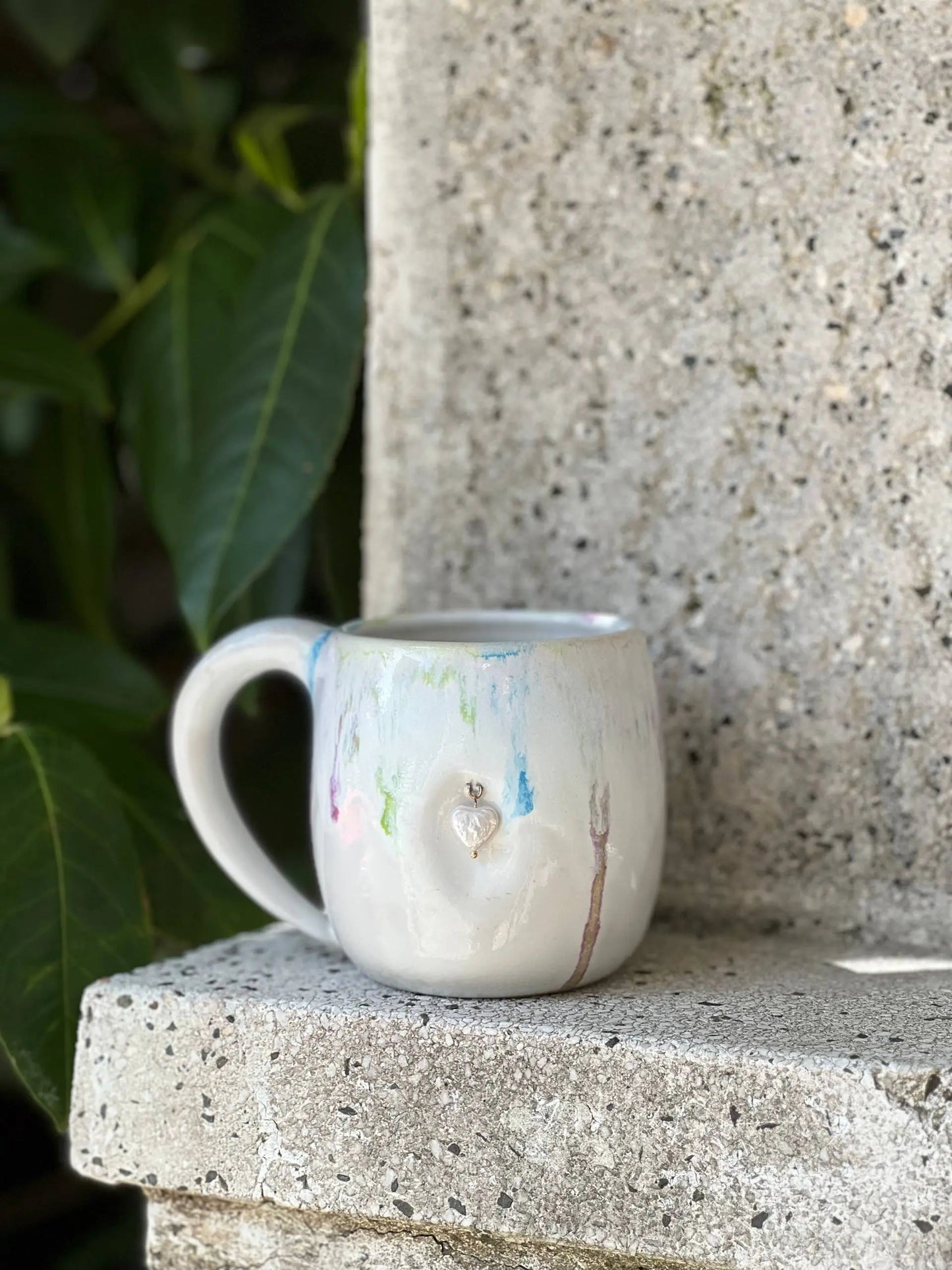 Mug with pearl 400ml