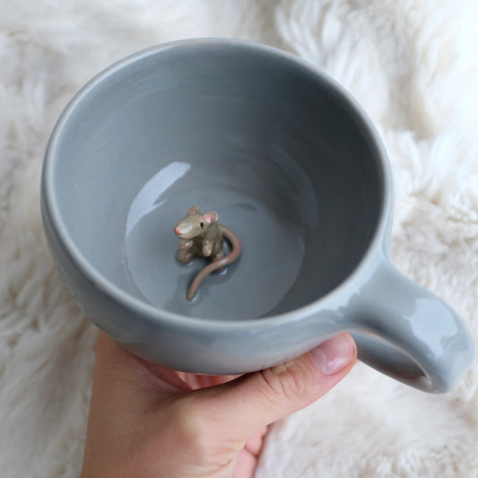 Peeking Mouse Mug, 320 ml